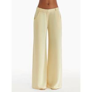 NEW AMANDA UPRICHARD saddler pants in cornsilk